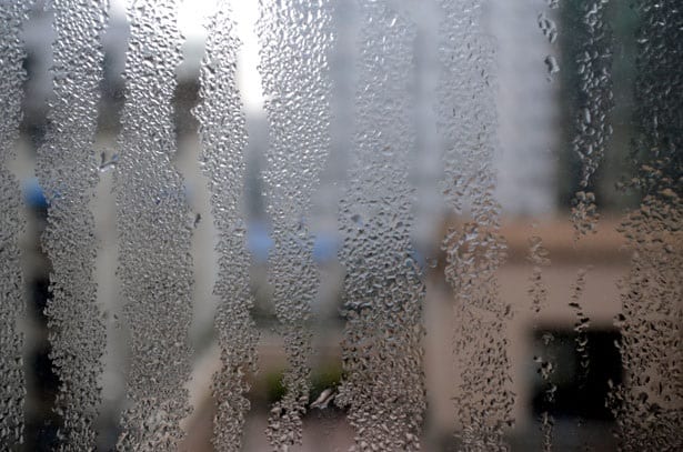 Condensation in Double Pane Windows